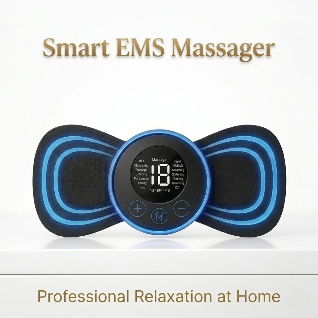 Smart EMS Muscle Massager – Pocket-Sized Pain Relief