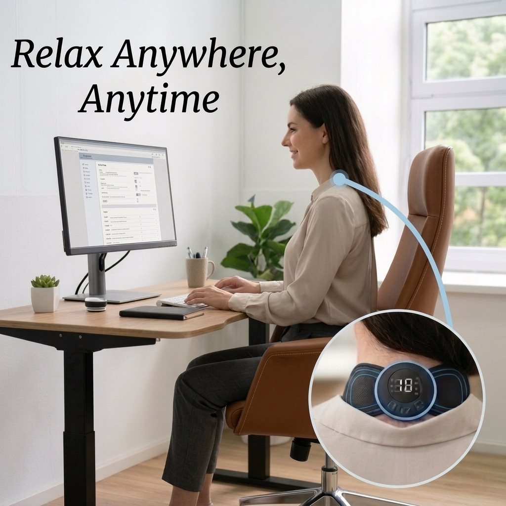 Smart EMS Muscle Massager – Pocket-Sized Pain Relief